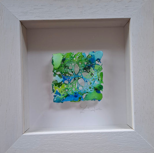 Square - Blue and Green