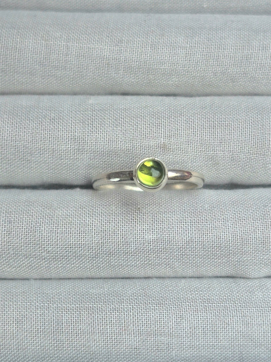 Stacking ring,  Peridot
