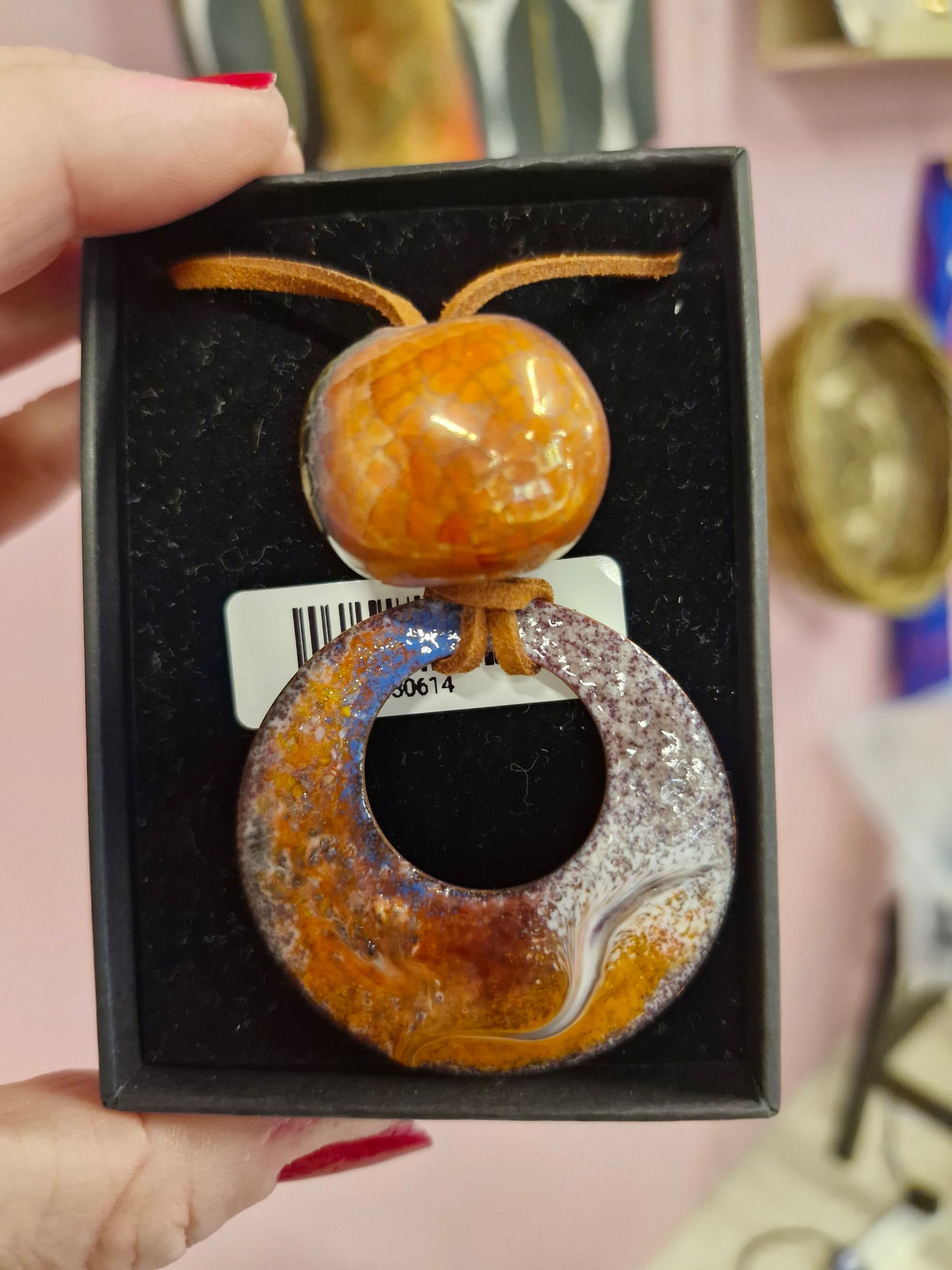 Orange mix Necklace