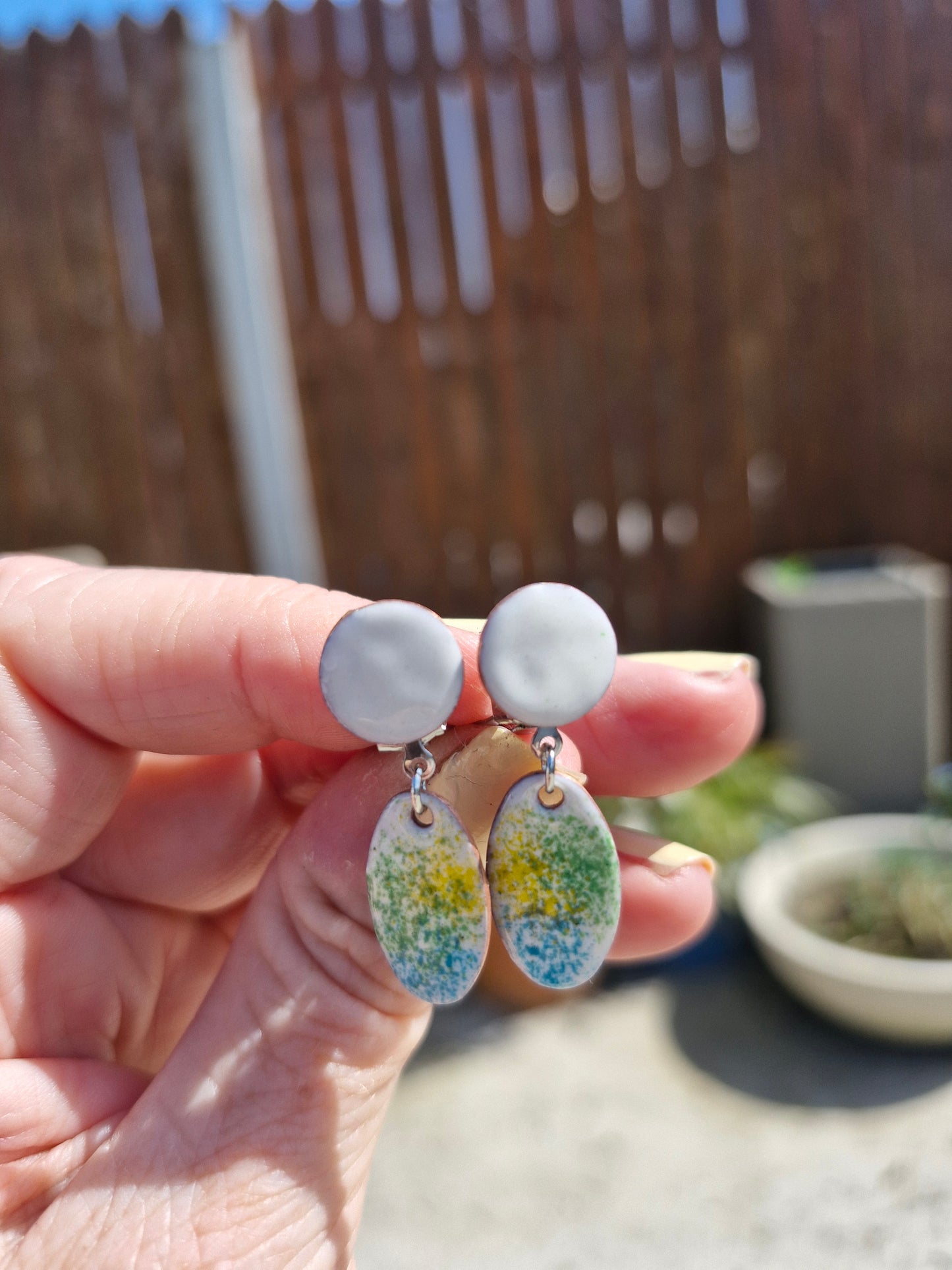 Summer Meadow Clip On earrings