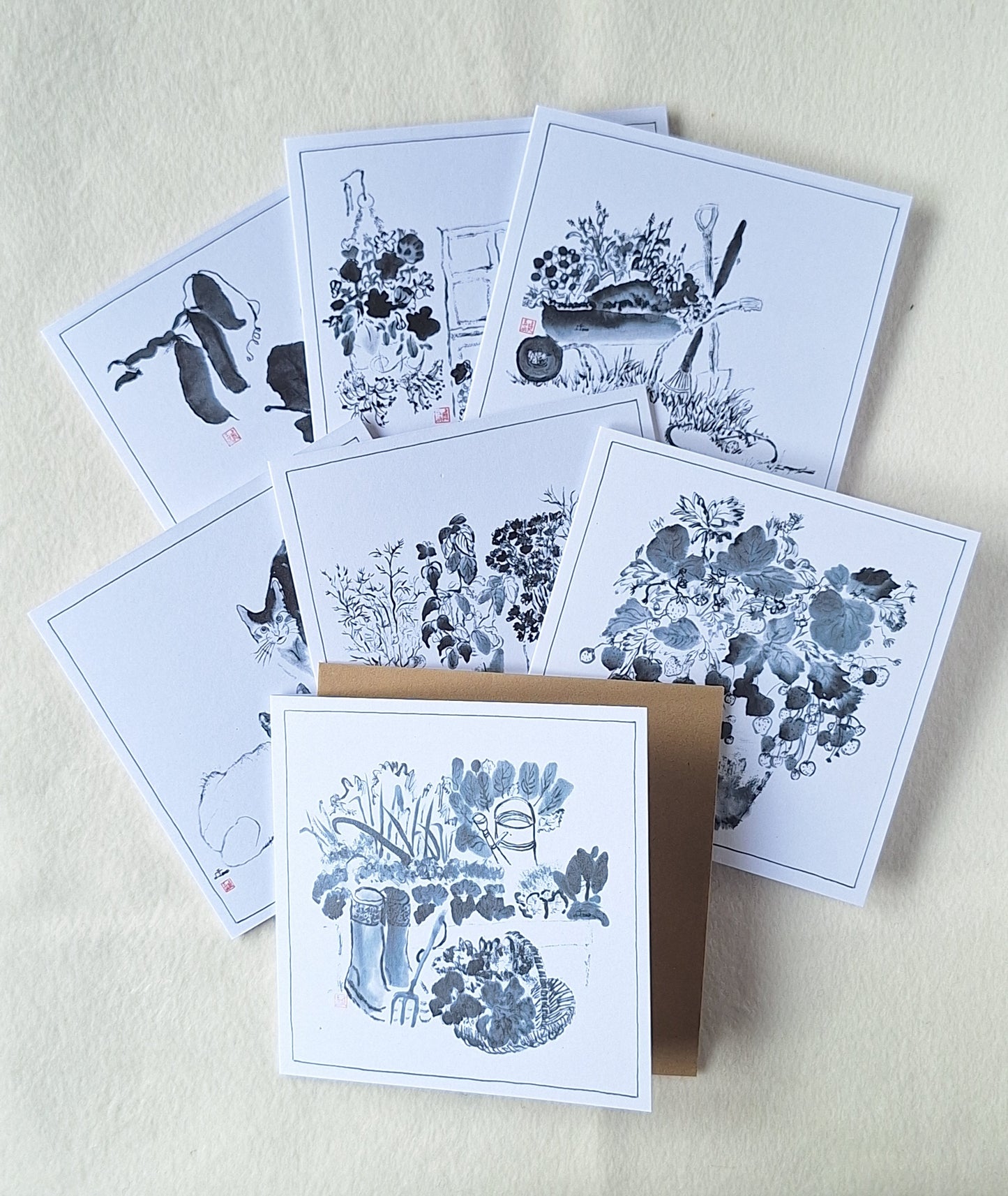 Pack of 7 Cards – Garden Collection 2026