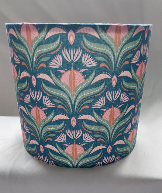 Tropical Art Deco lampshade