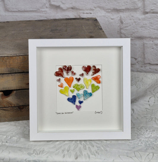 Love you to Pieces - Small Frame