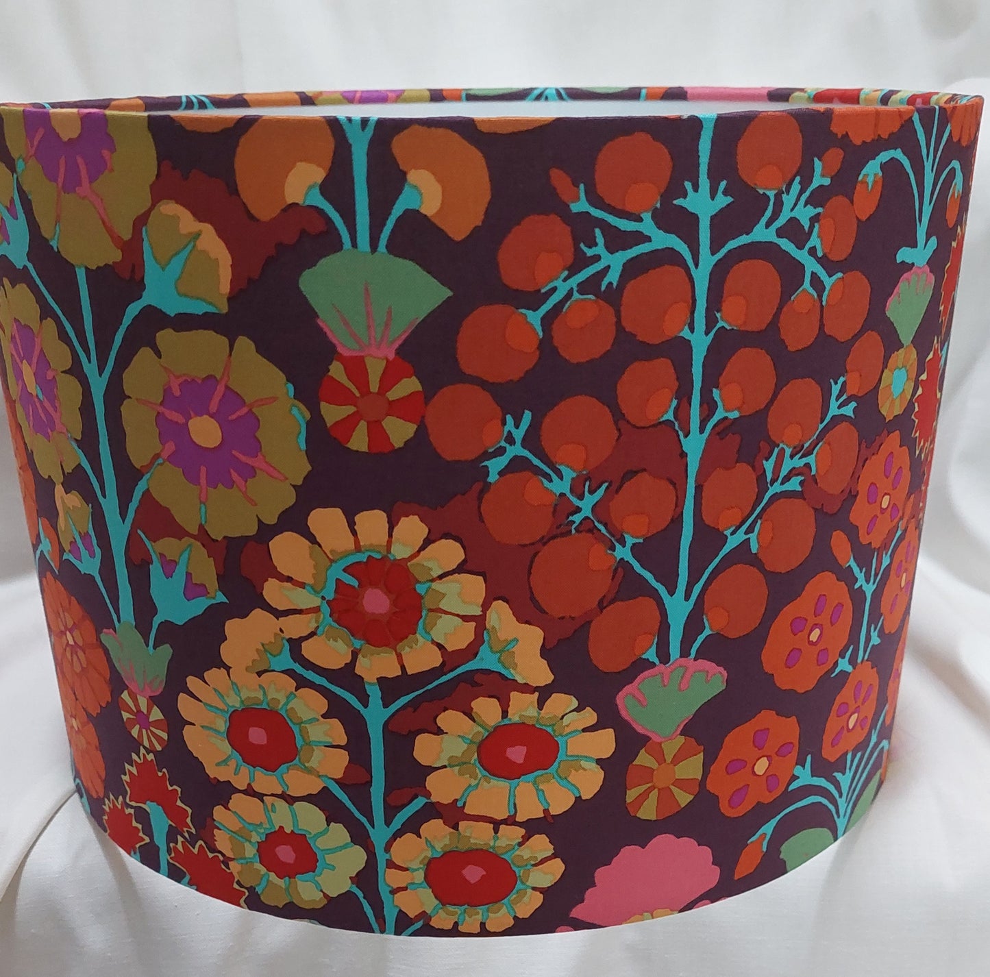 Turquoise Vine Lampshade