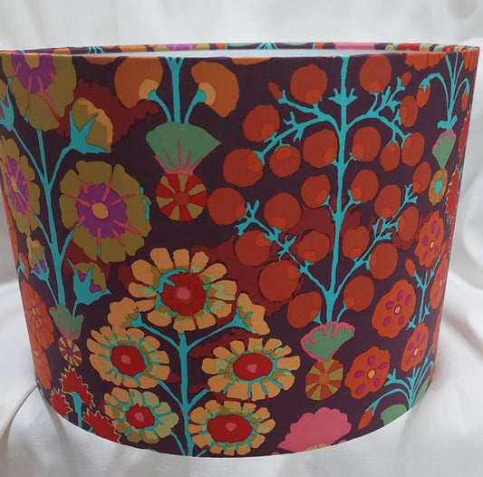 Turquoise Vine Lampshade