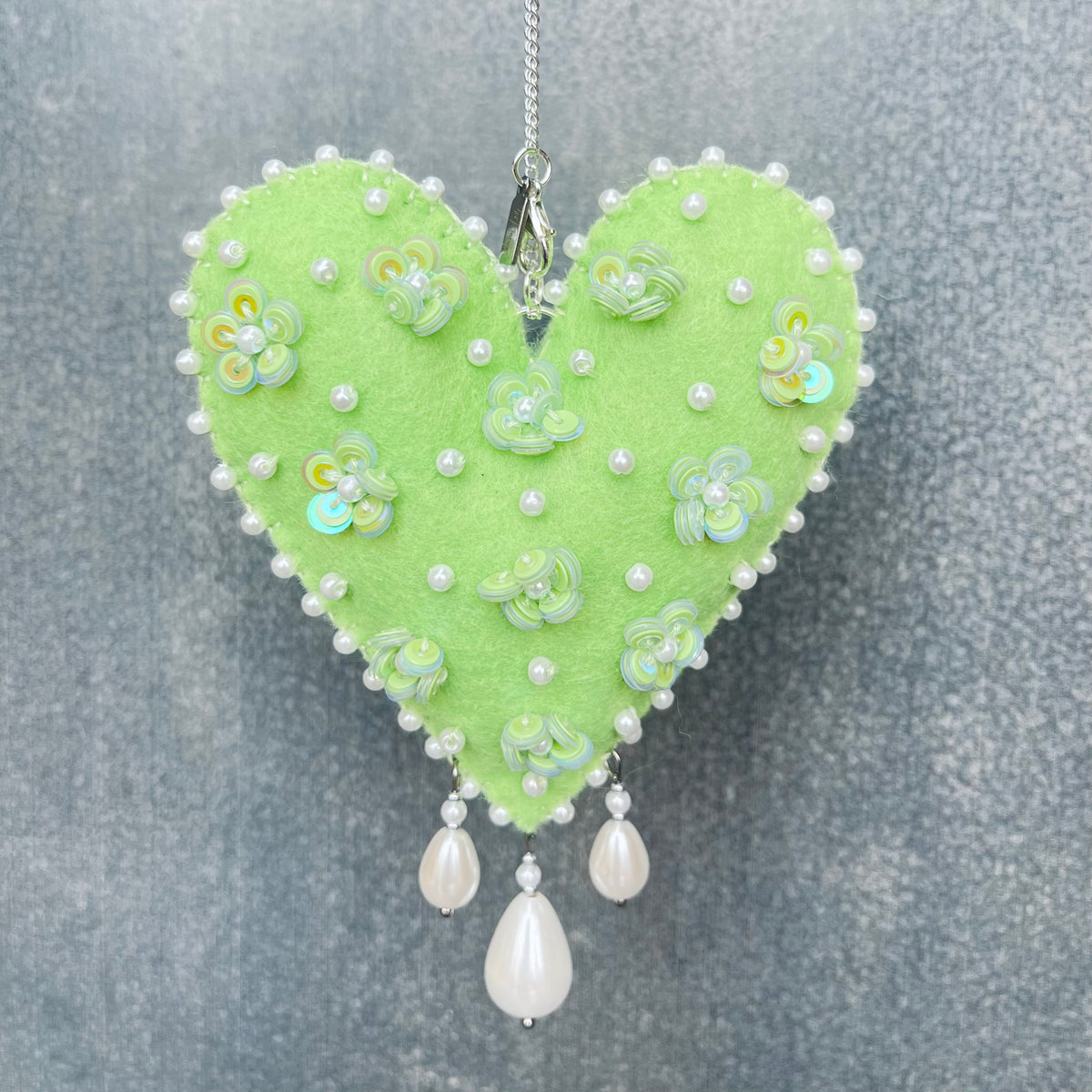 Light Green Love Heart