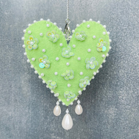 Light Green Love Heart