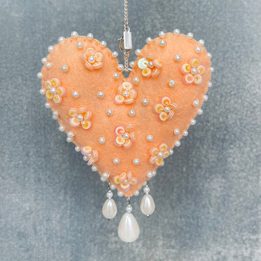 Apricot Love Heart