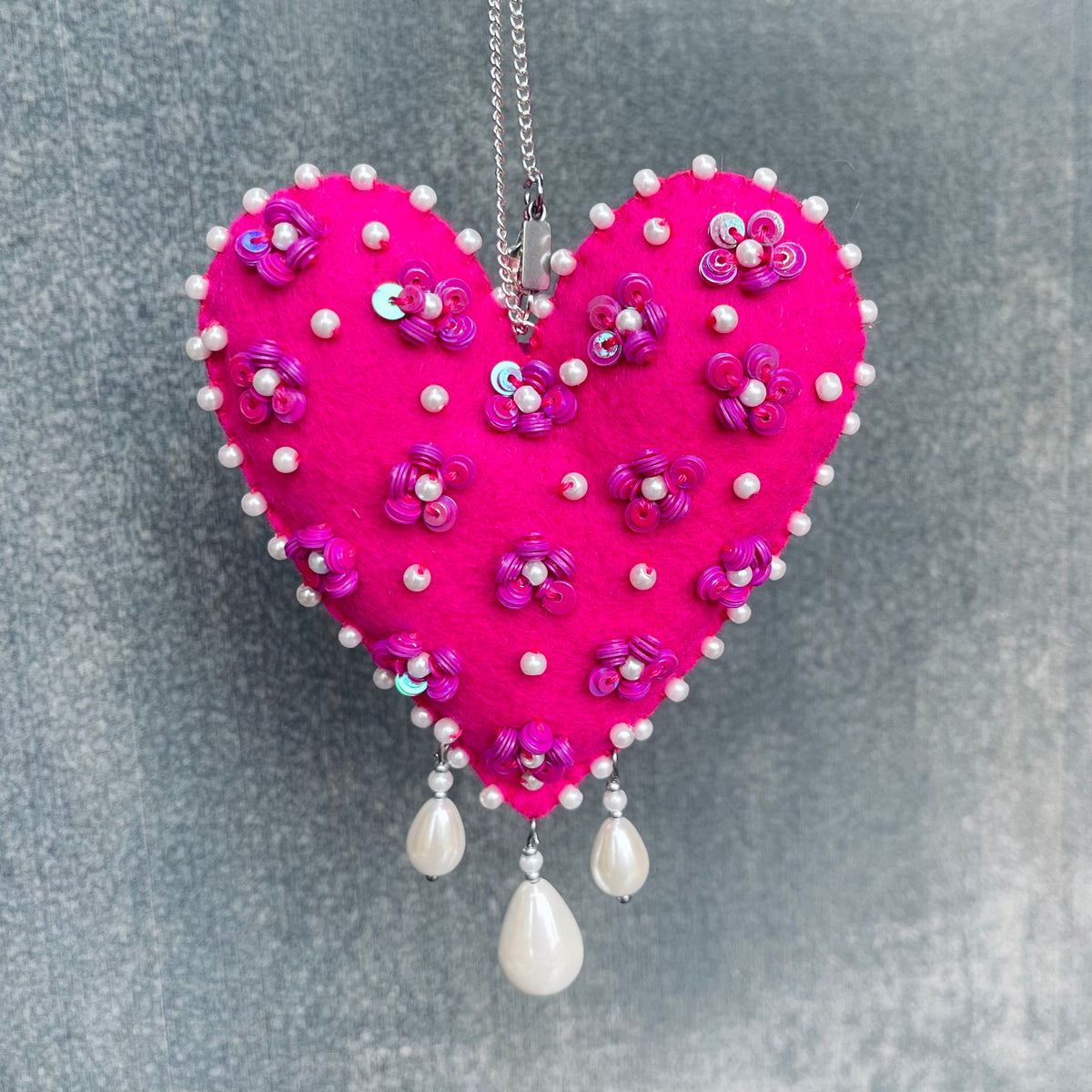 Hot Pink Love Heart