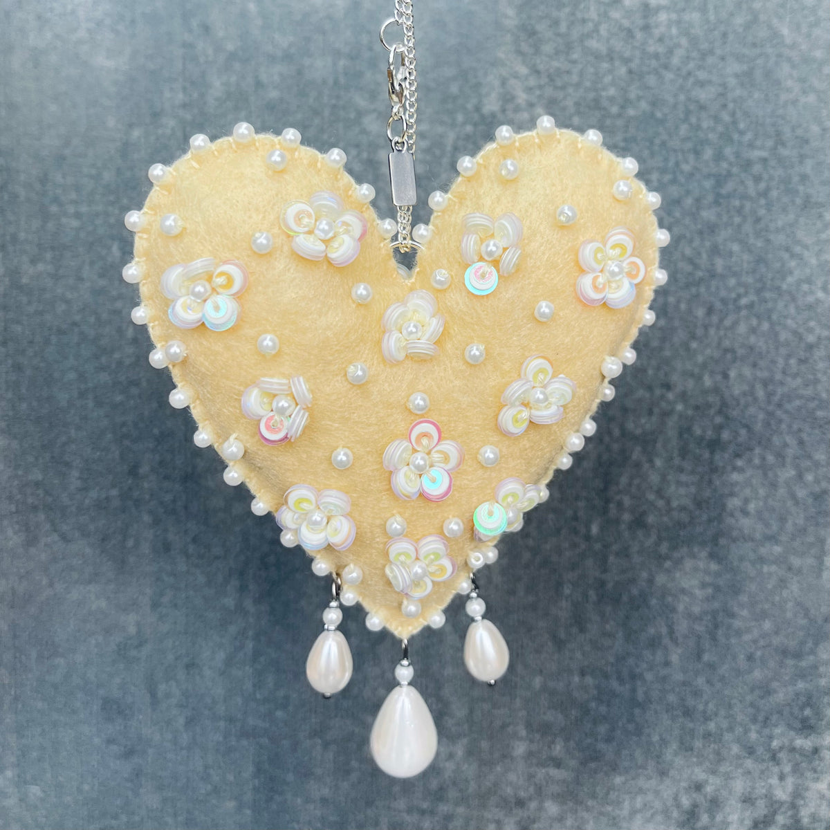 Light Yellow Love Heart