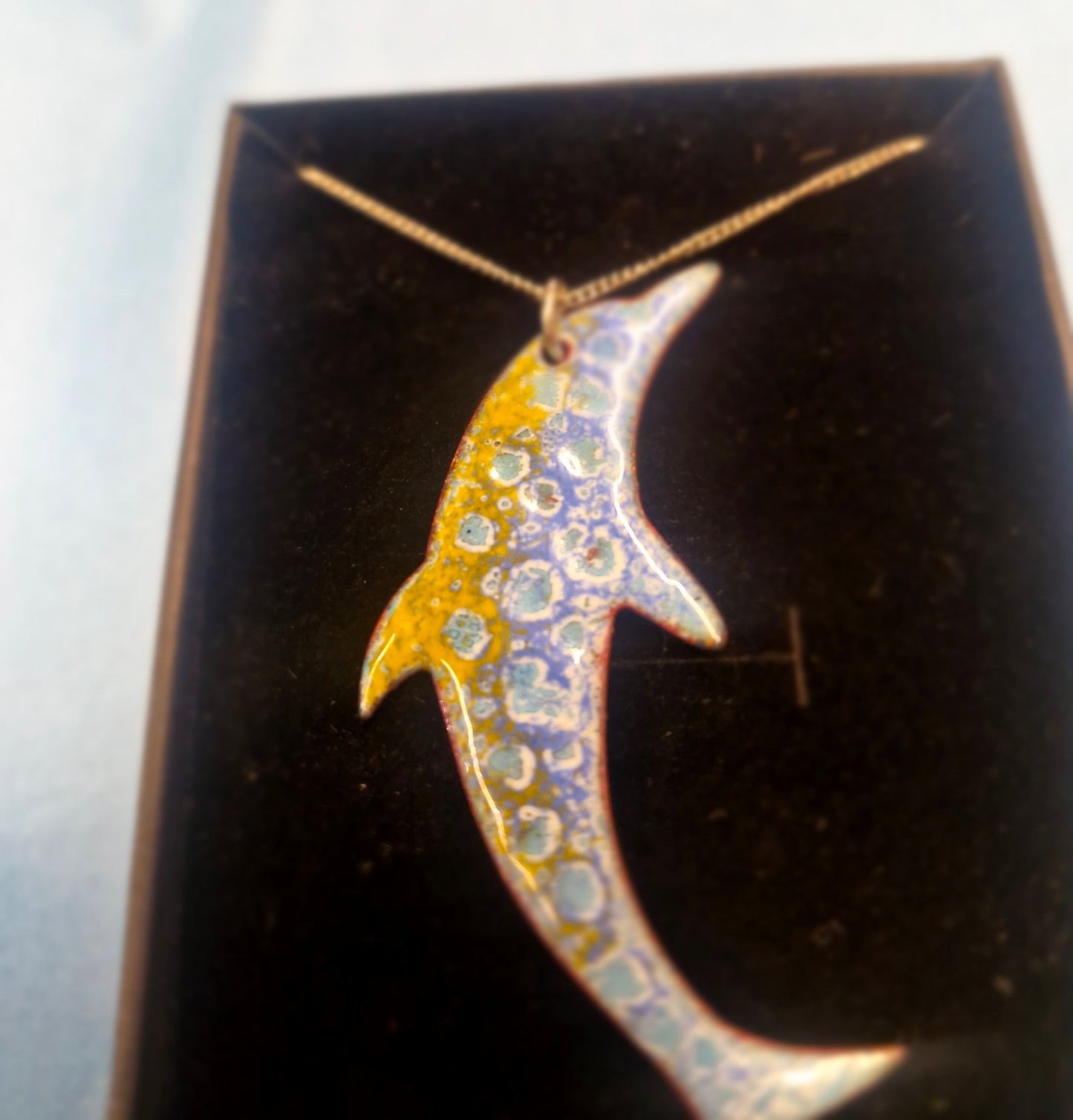 Dolphin Necklace (Seafoam)