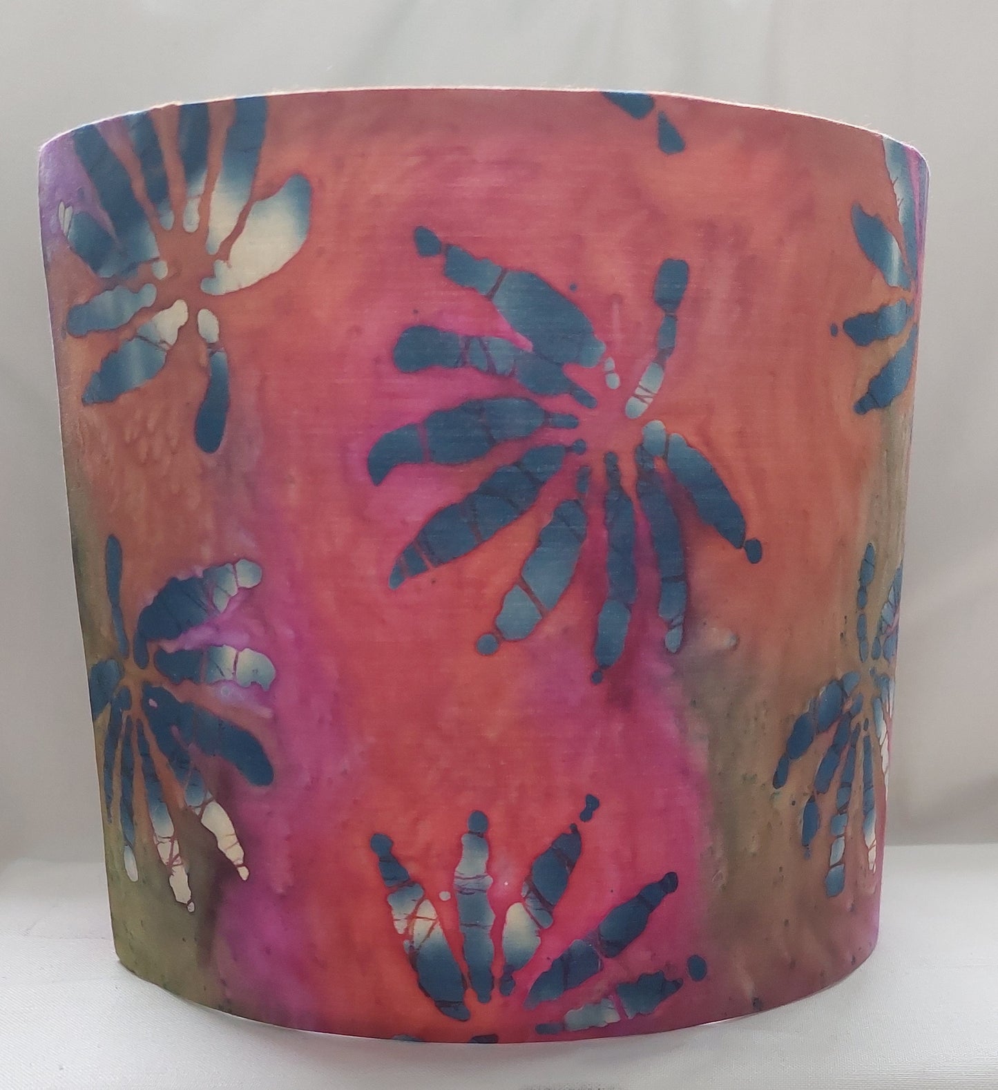 Pink & Purple Batik Lampshade