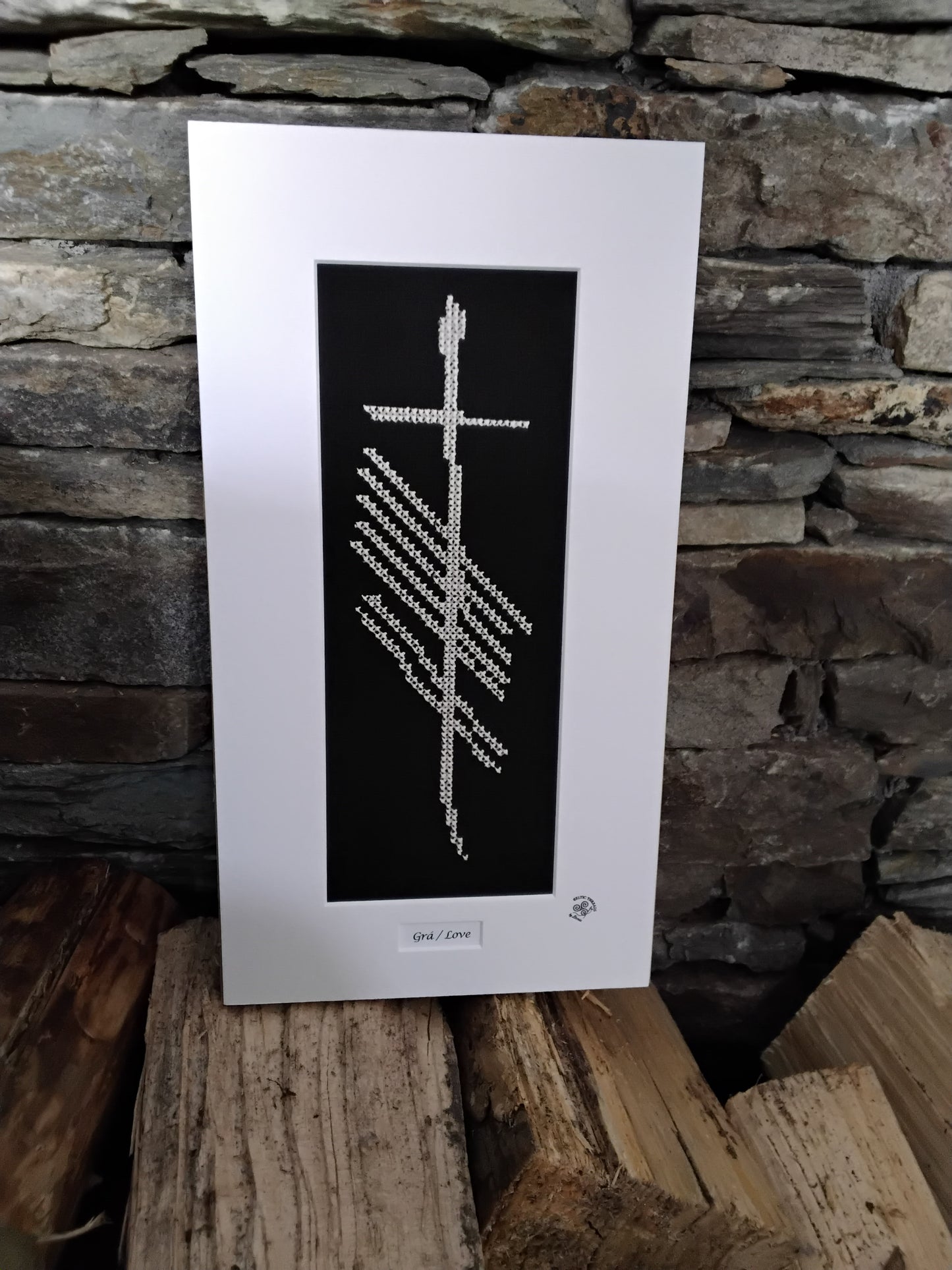 Grá / Love in Ogham (Fine Art Print)