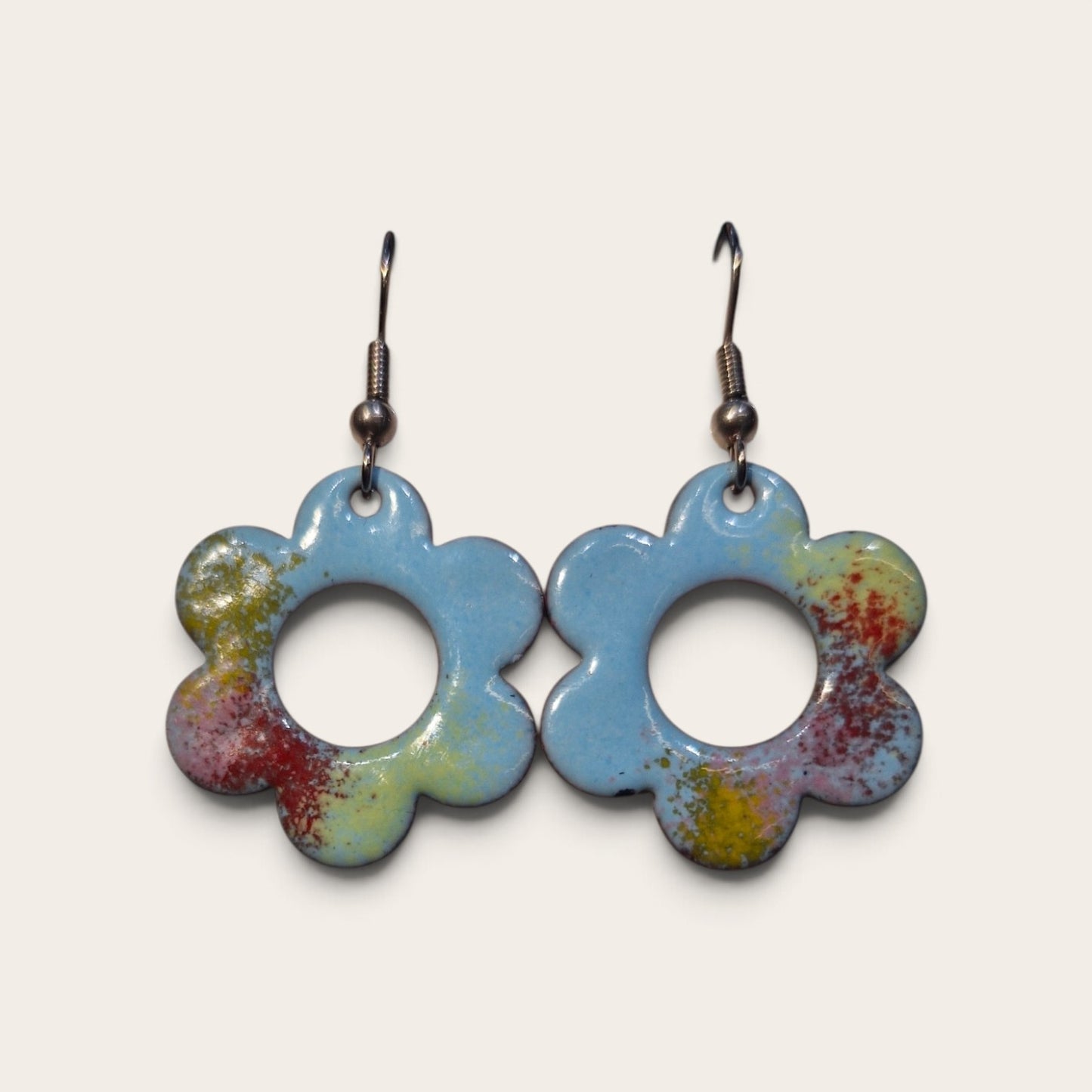 Pastel Mix Flower Earrings