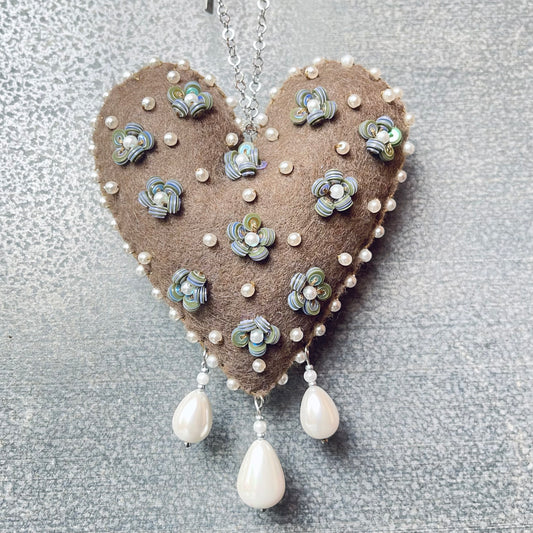 Chocolate Brown Love Heart