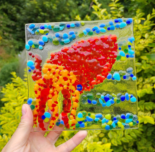 Fused Glass Collage Workshop with Ruth Phelan of Studio Glinnah - Fri 14th August 7-9pm- Greywood Arts