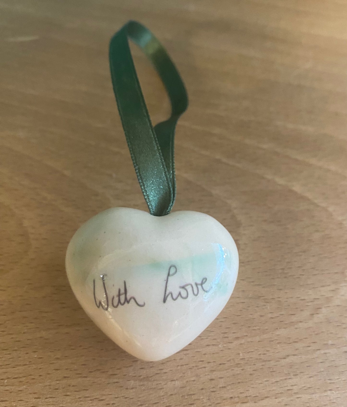 Ceramic Heart Designs - Small - with love