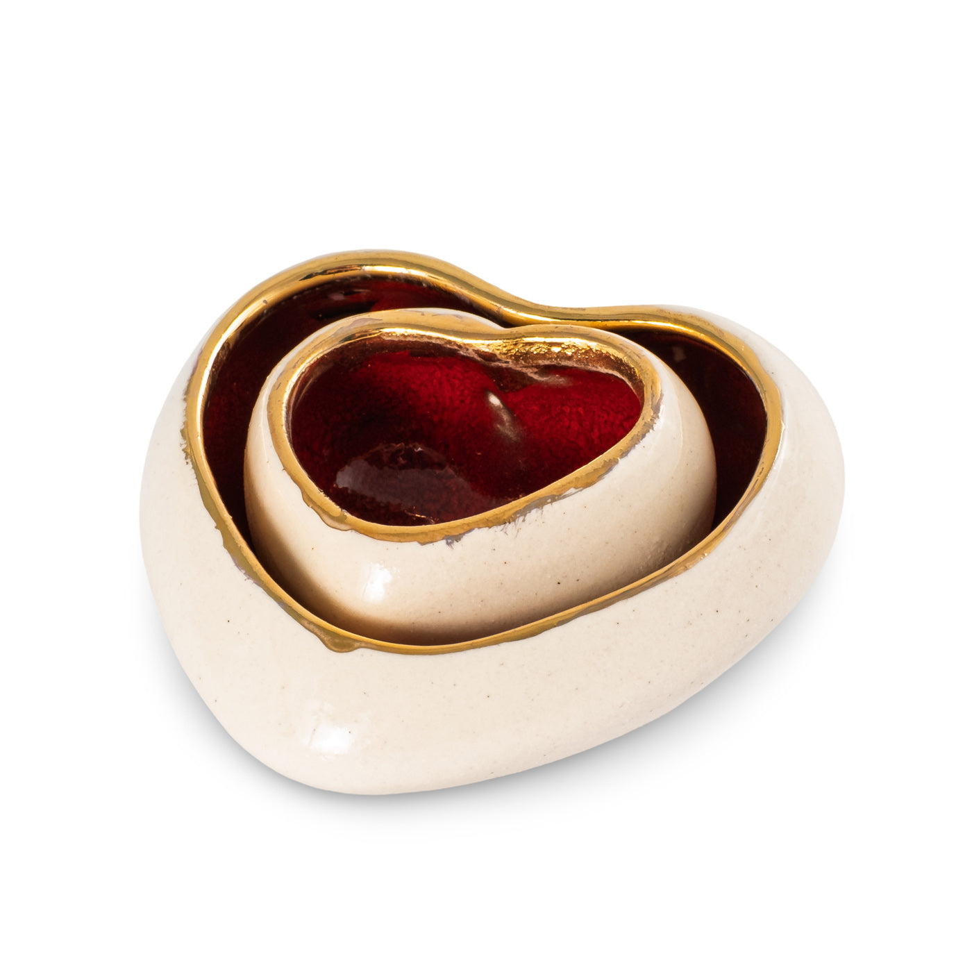 Ceramic Heart of Gold Set