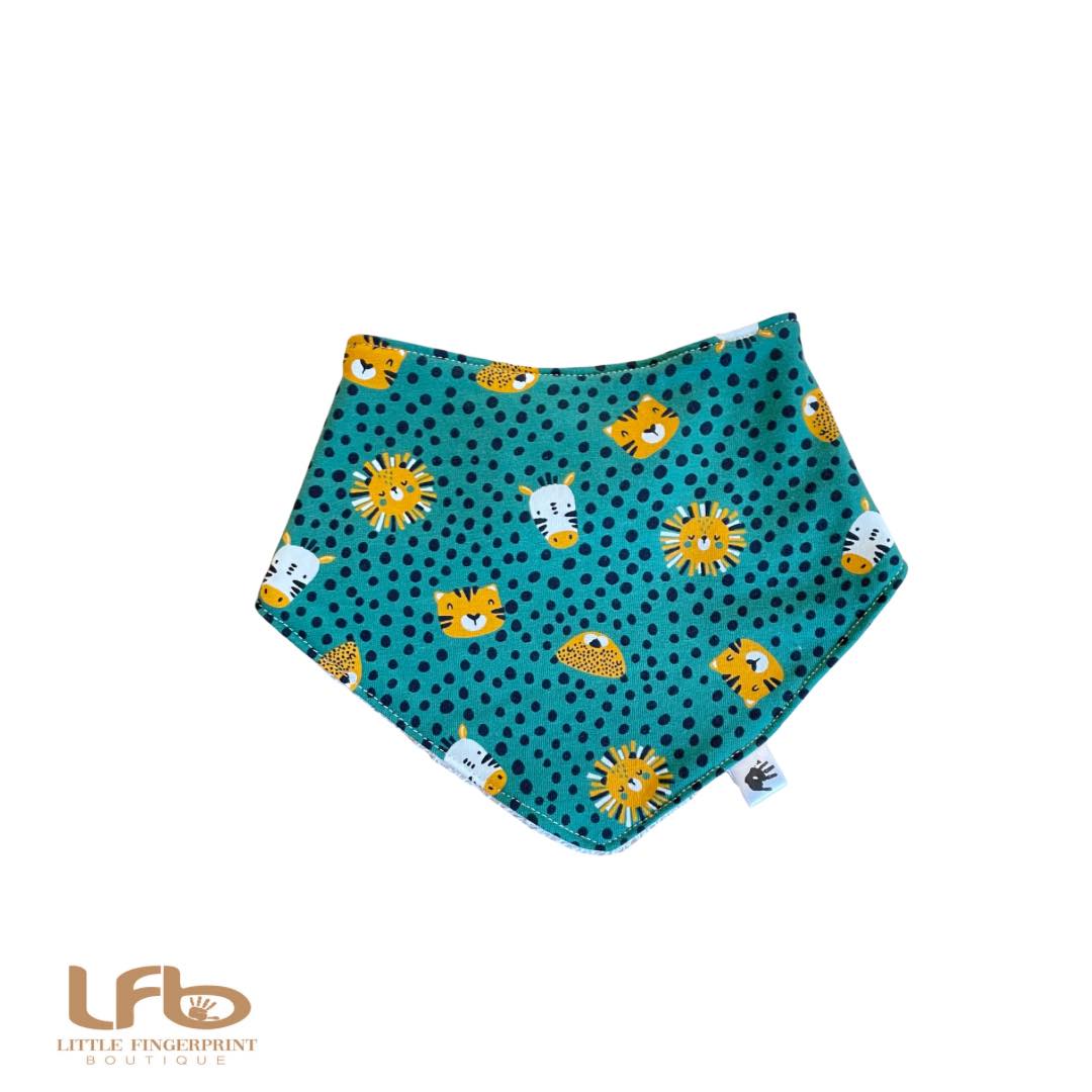Animal Spot-  Baby Bandana Bib – Absorbent Dribble Bib