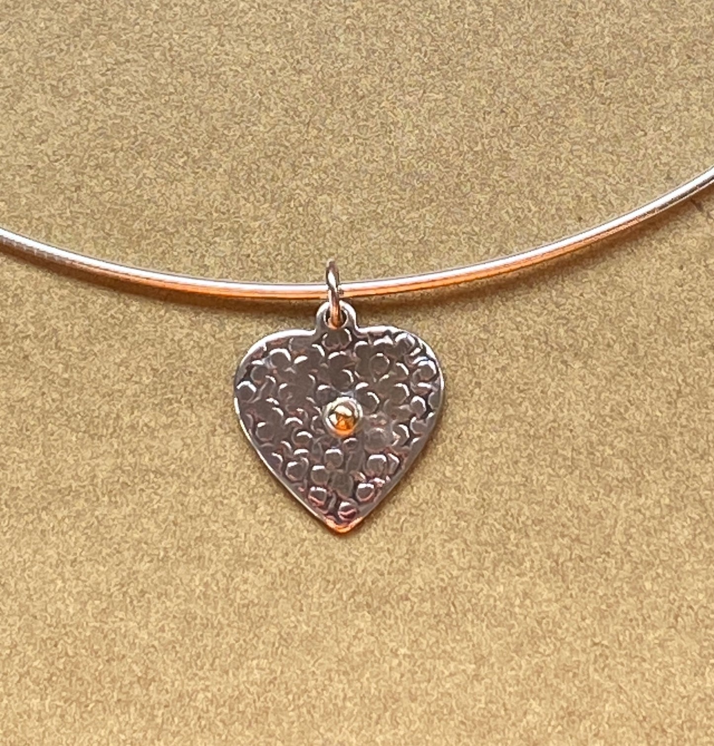 In My Heart Silver & Gold Pendant