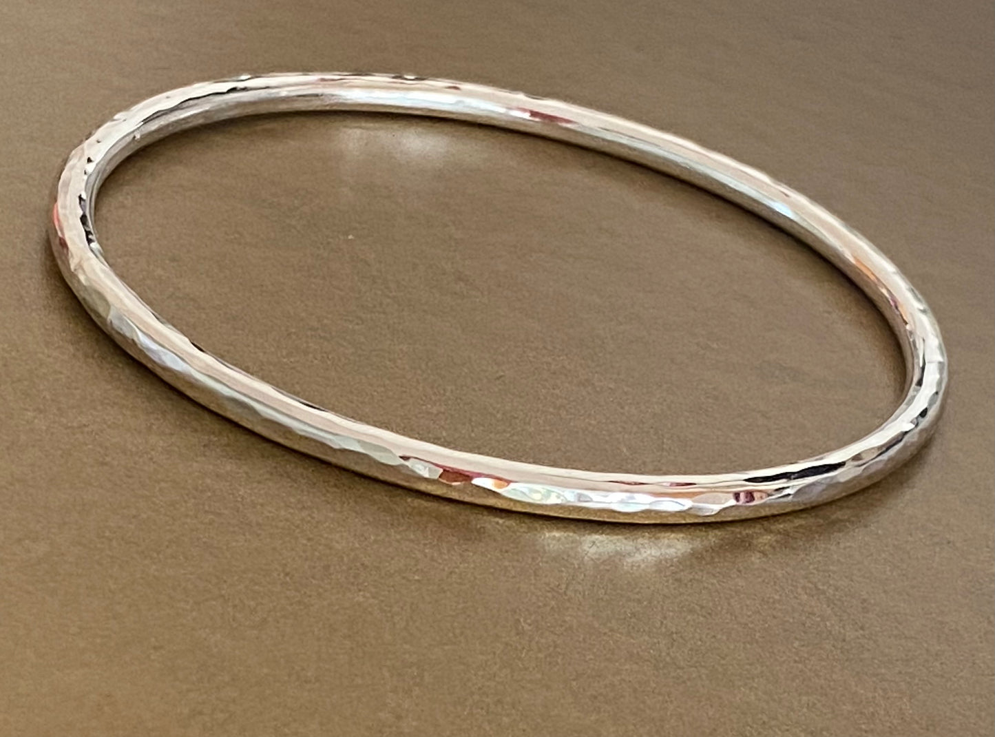 Gleaming Silver Bangle