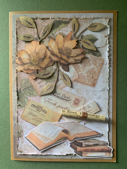 Hand crafted greeting card