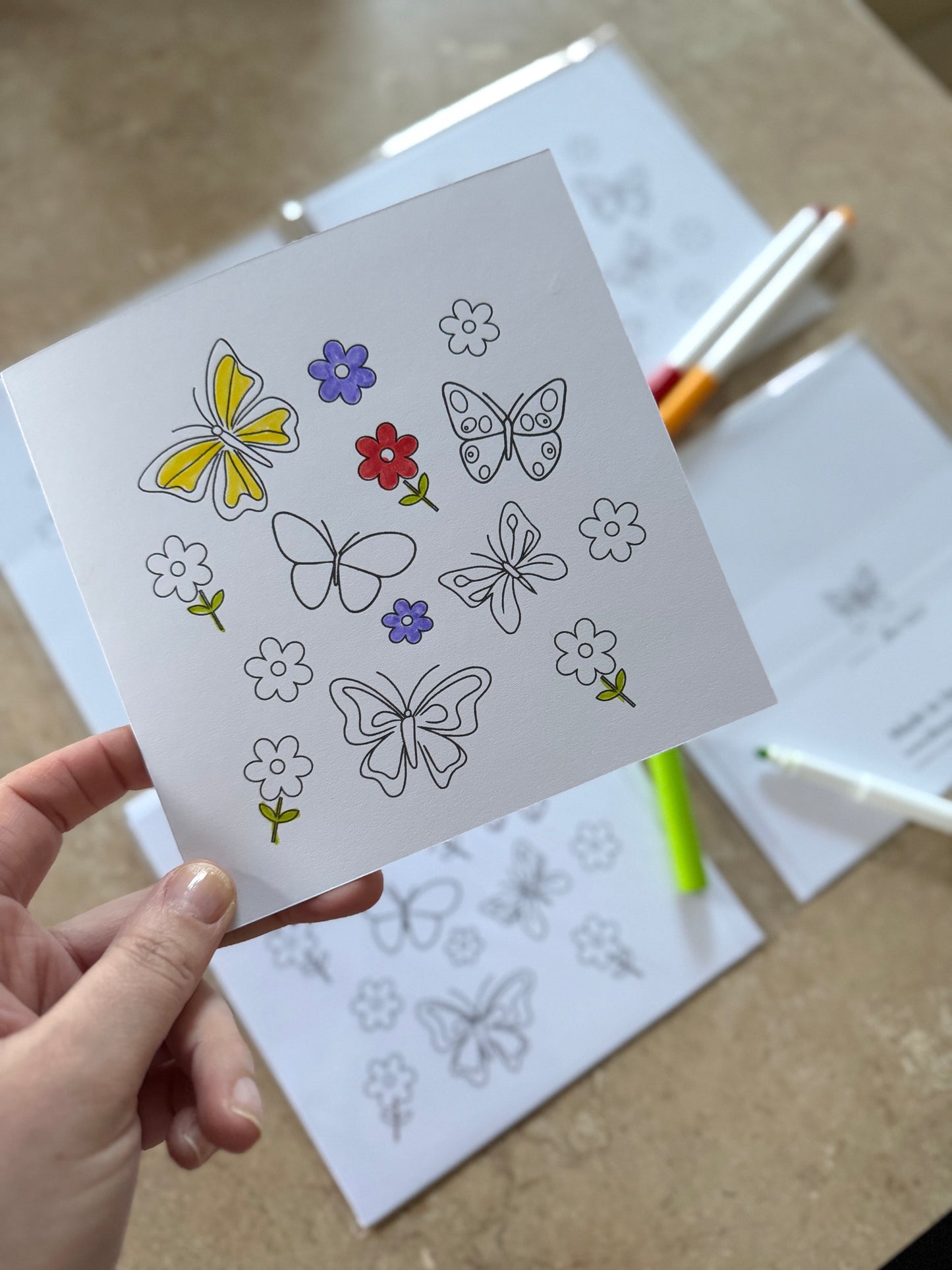 "Colour Me" Greeting Cards (Single)