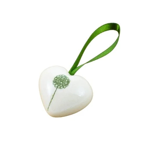 Ceramic Heart Designs - Small - Allium