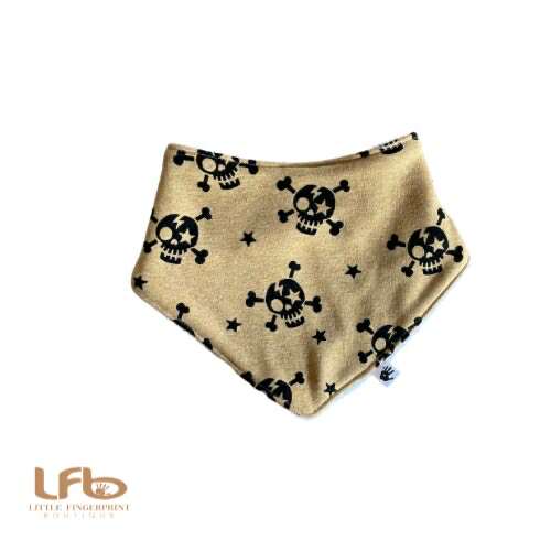 Skull Mustard Yellow Bib