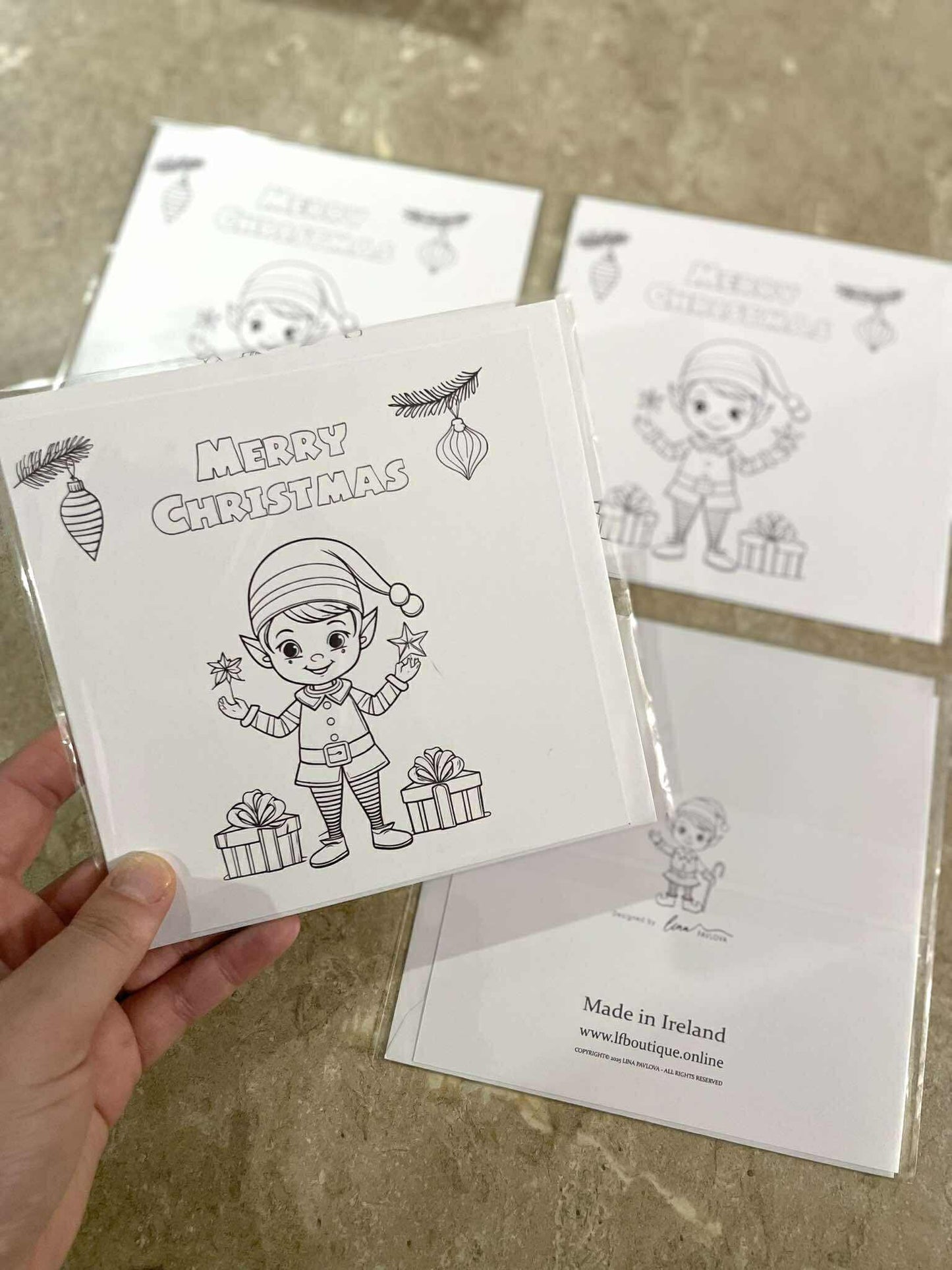 "Colour Me" Greeting Cards (Single)