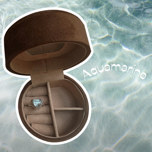 Aquamarine Ring Sterling Silver
