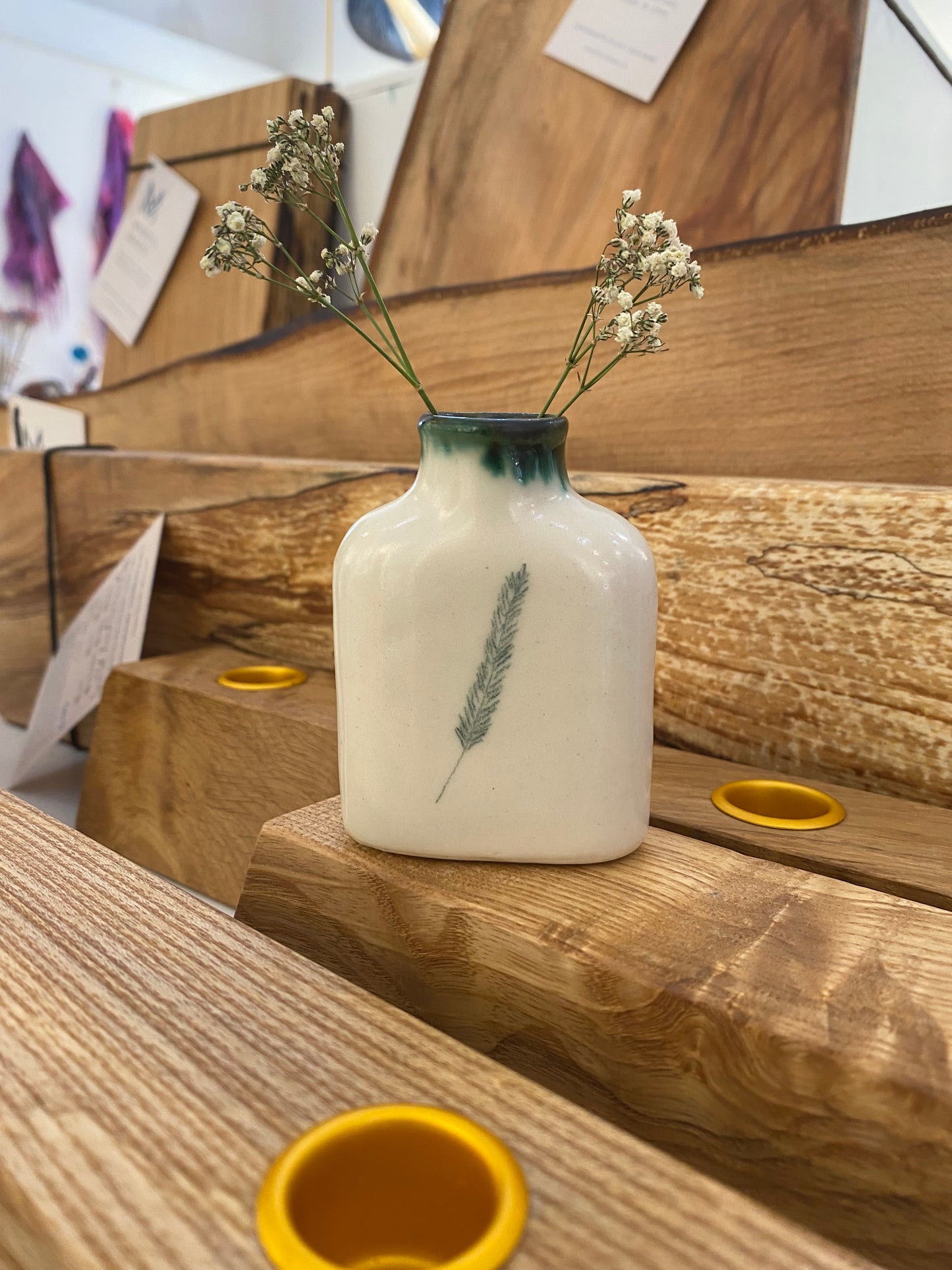 Bud Vase - Fern Hip Flask
