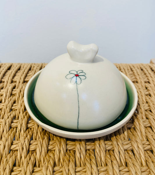 Butterdish - Daisy Design - Handmade in Cork