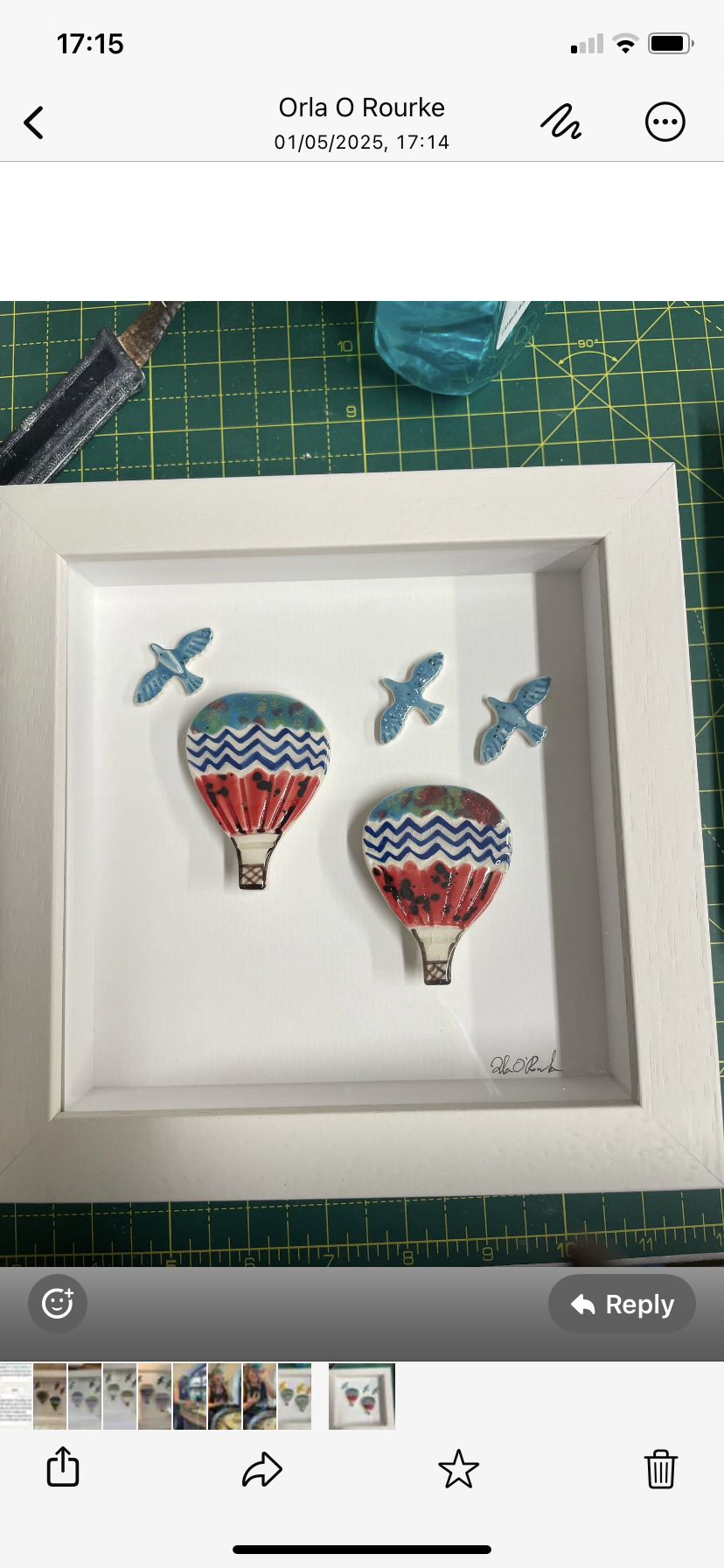 Balloons frame