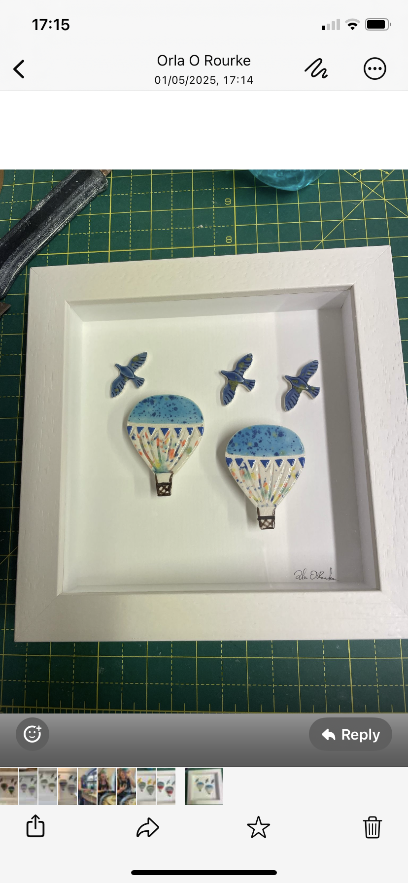 Balloons frame