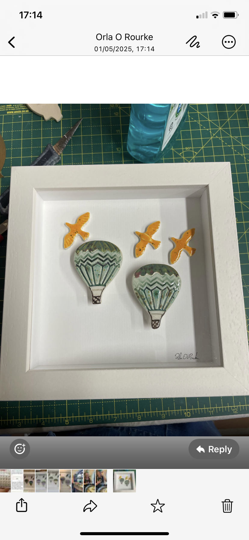Balloons frame