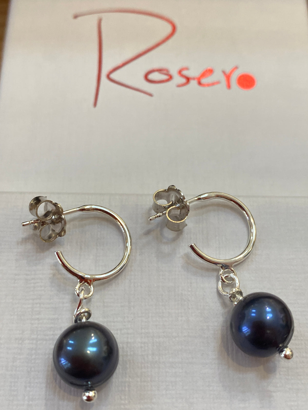 Elegance Pearl Hoop Earrings