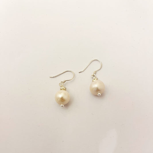 A Real Pearl and Sterling Silver earring wire