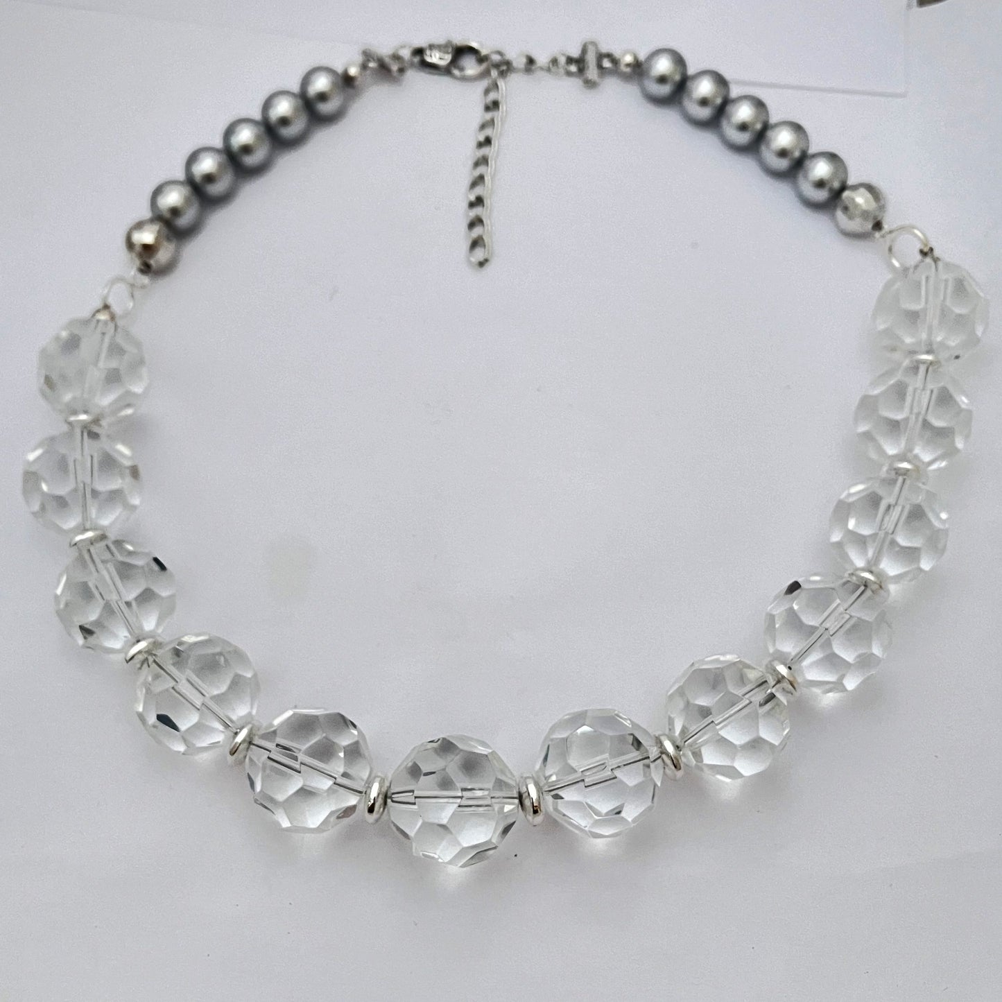 A Rock Crystal Dramatic Necklace