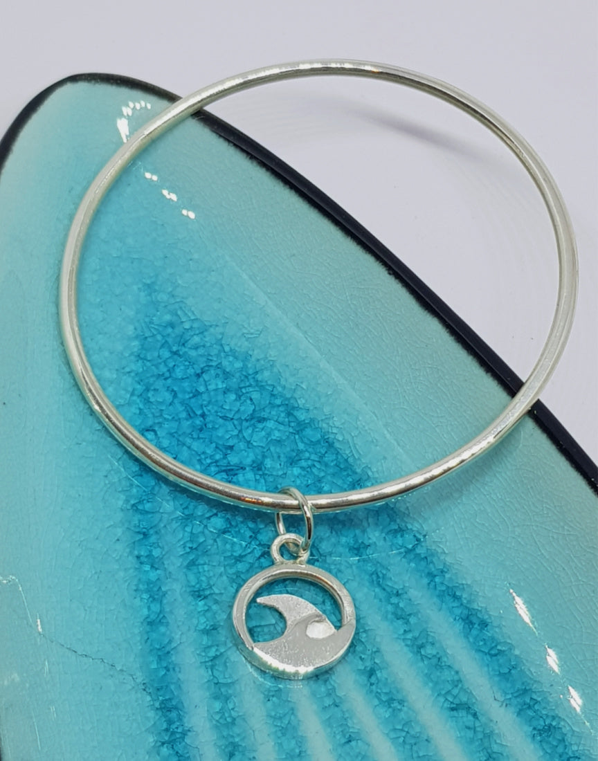 Atlantic Waves Charm Bangle