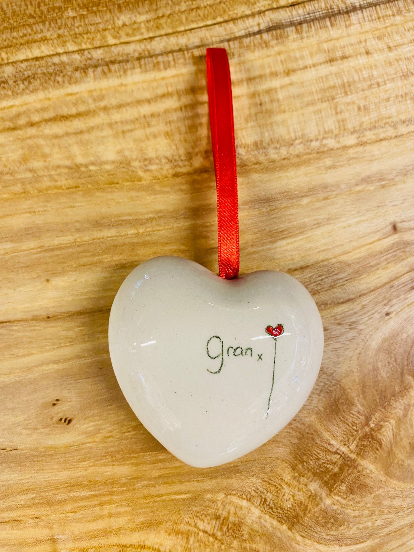 Ceramic Heart Gift - Gran