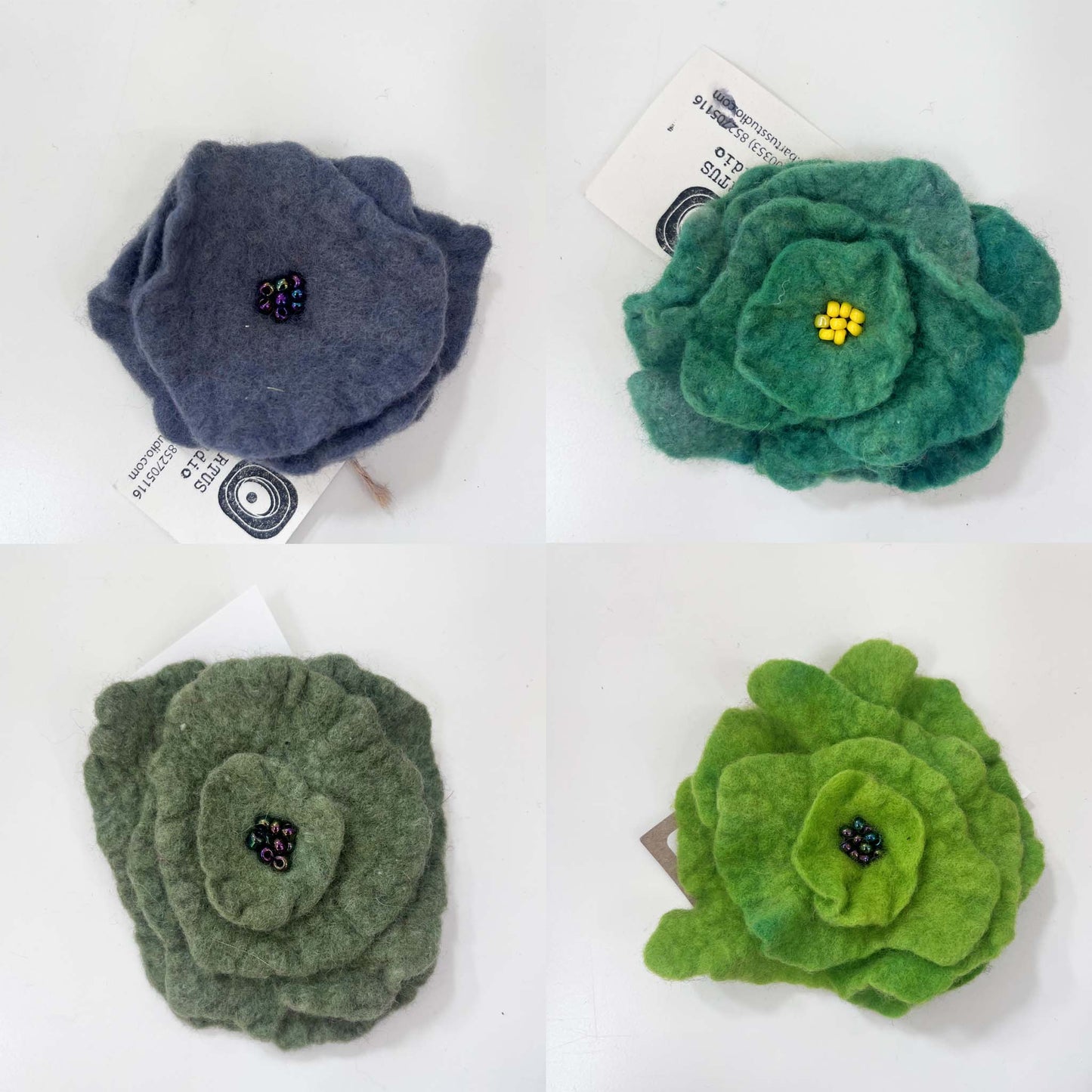Felt Flower Brooch