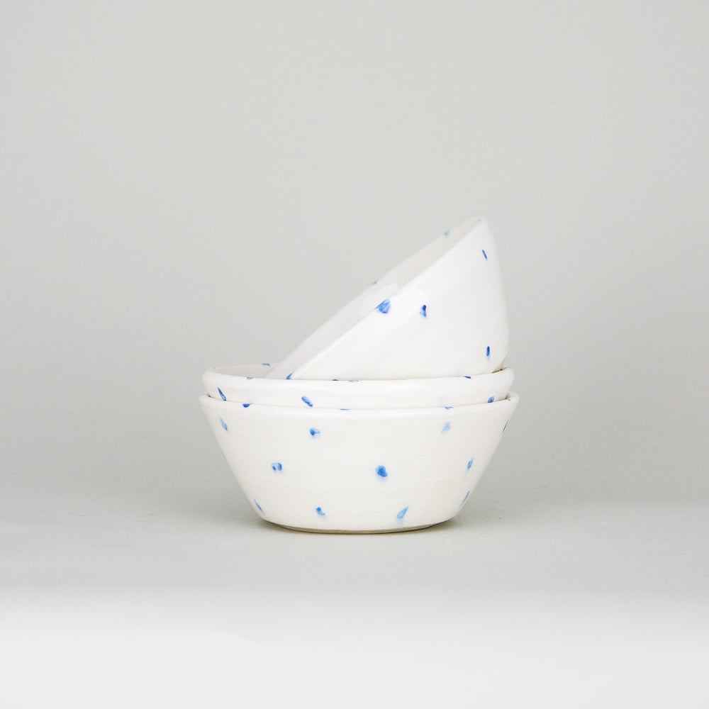 Ceramic Dessert Bowls With The Mackerel Fish Design