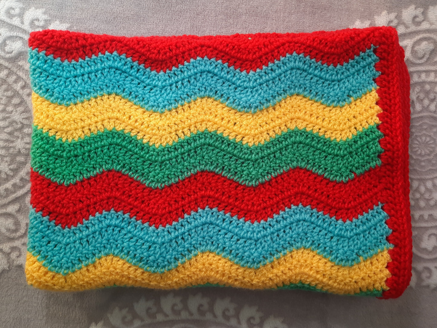 Crochet baby blanket - Circus