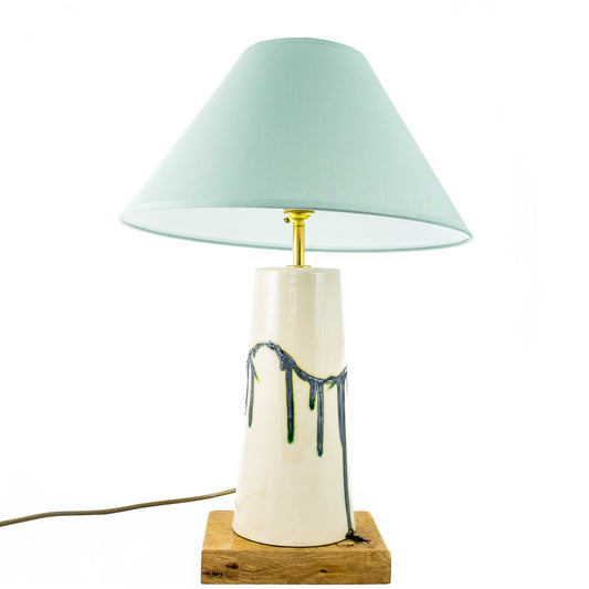 Ceramic Lamp - Line Conical Design