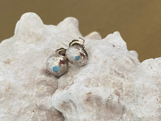 Silver Pebble Earrings