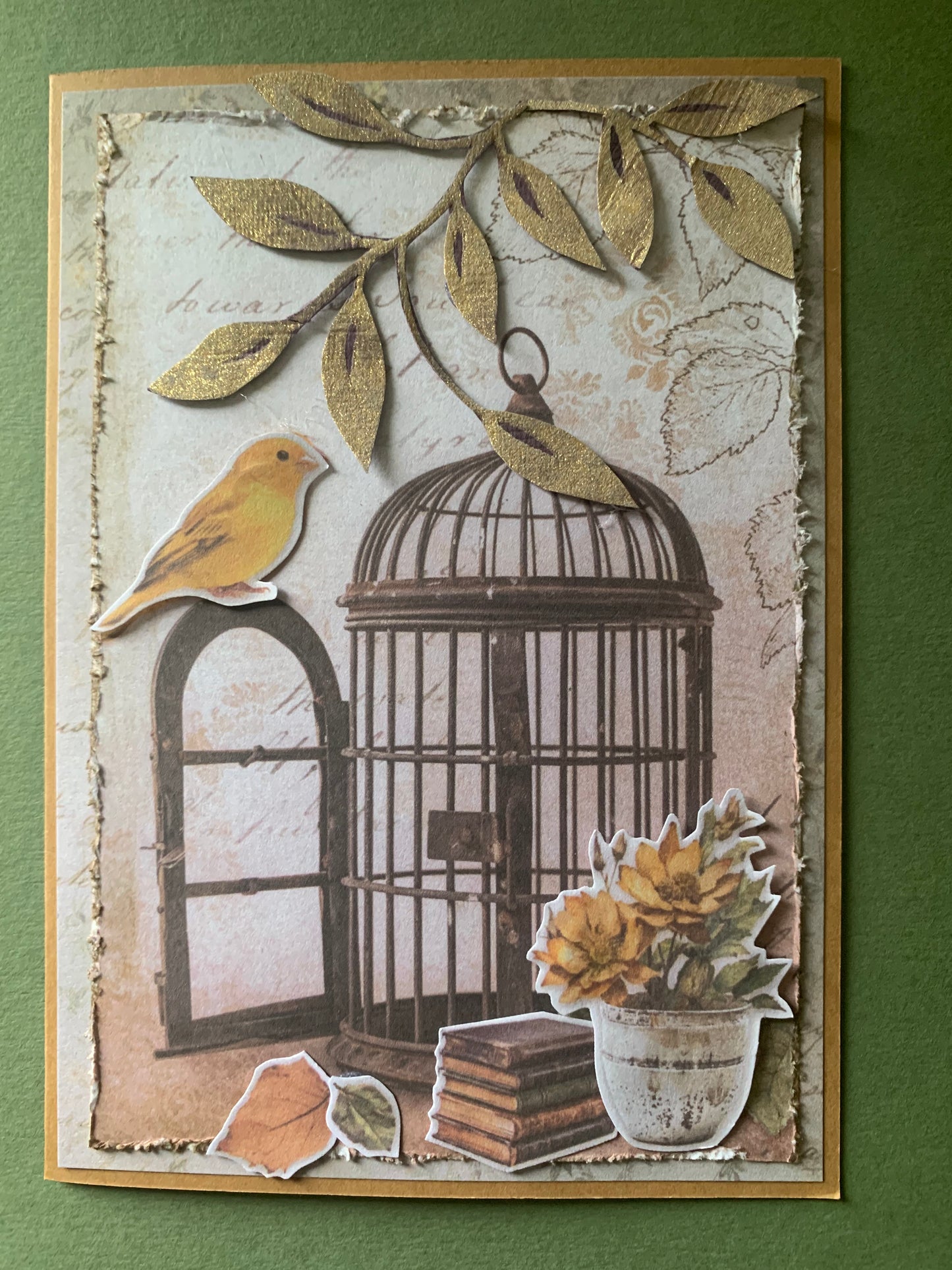 Hand crafted greeting card