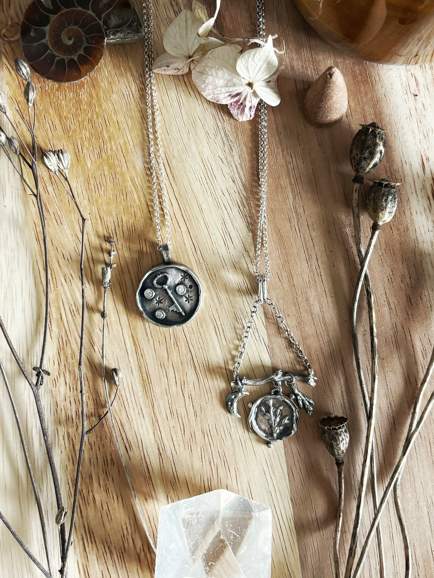 Magic symbols pendant