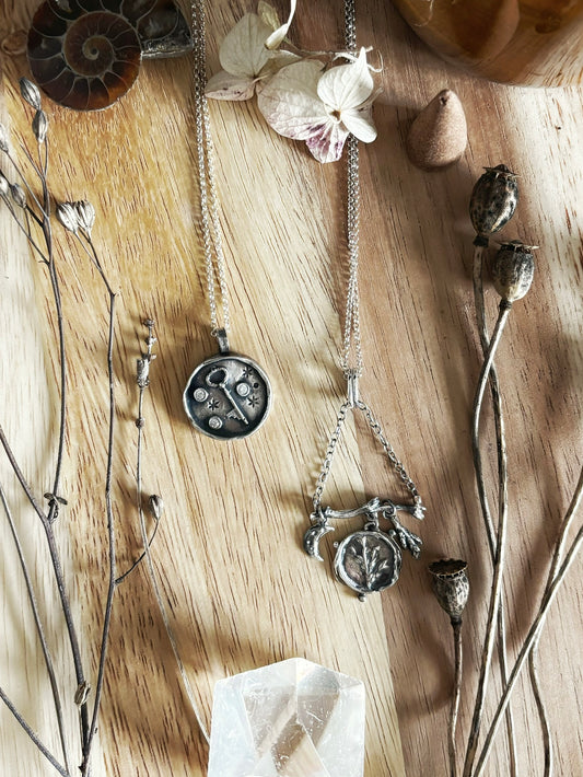 Magic symbols pendant