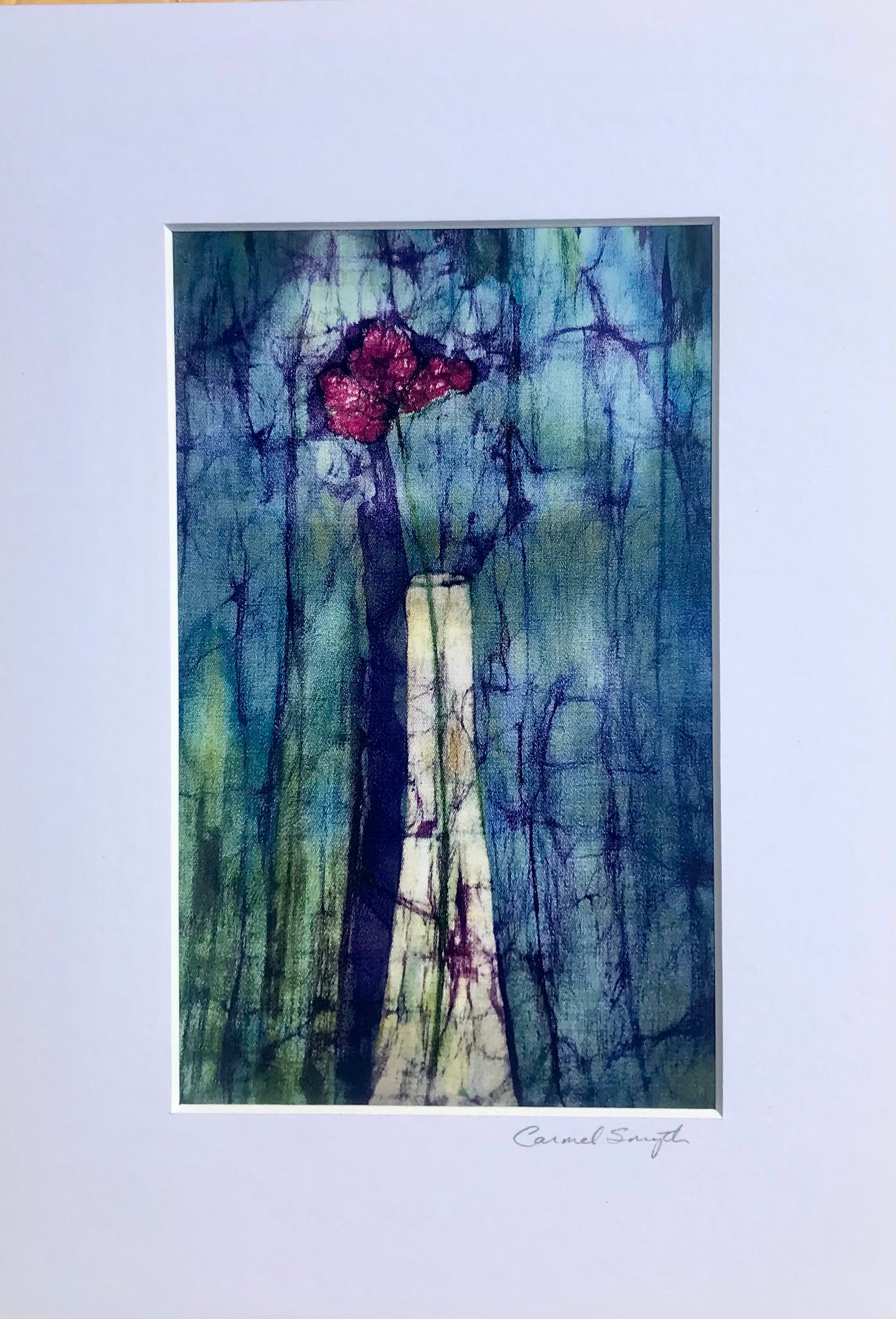 Flower in vase A4 print